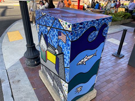 electricity box street|painted utility boxes.